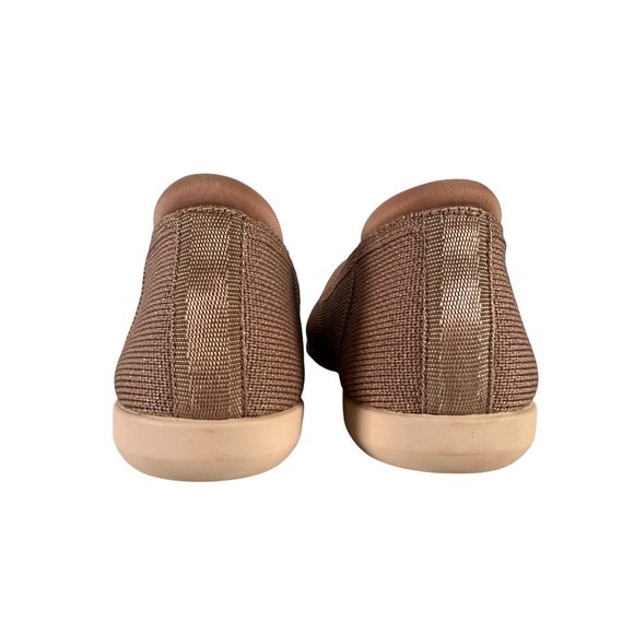 Clark's Carly Star Cloudstepper Women shimmery Metallic Glitter Taupe Bronze 7.5 - Picture 3 of 11